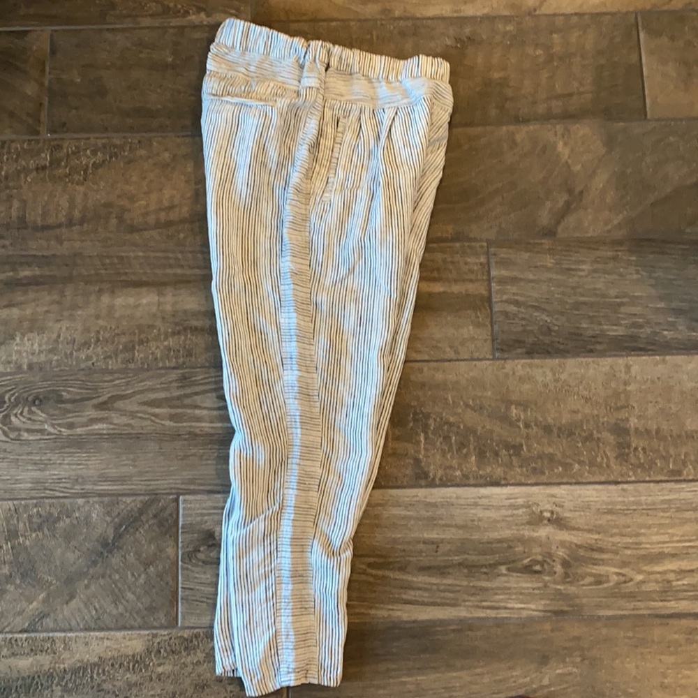Anthropologie Striped Linen Pants - Picture 9 of 12
